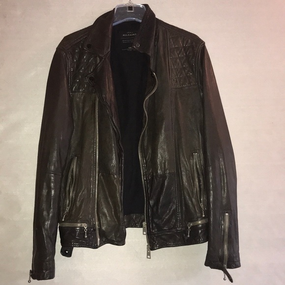 All Saints Jackets & Blazers - All Saints Leather Jacket